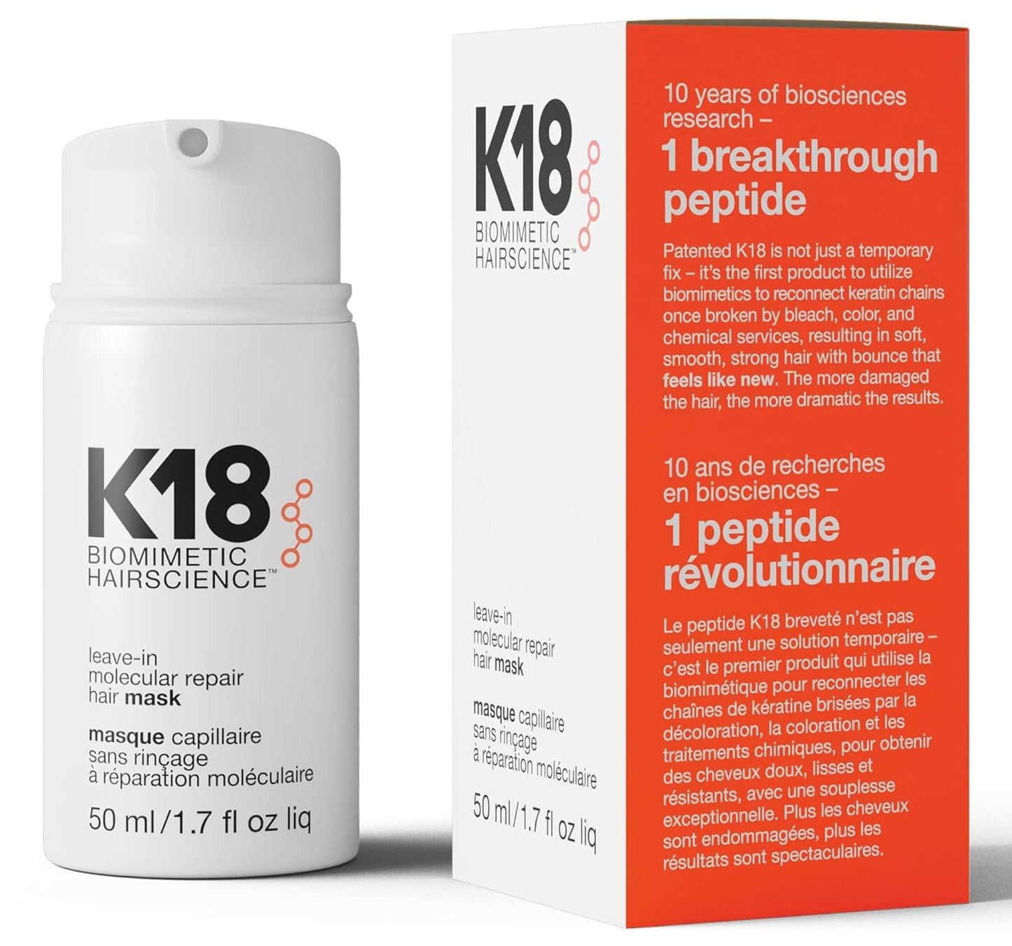 K18 Leave-In Molecular Hair Mask 50ml