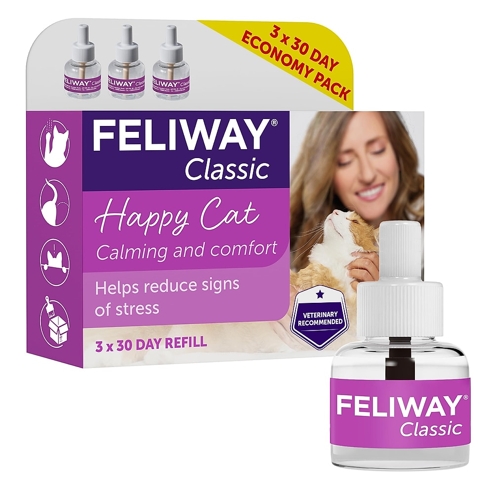 FELIWAY Classic Cat Calming Refills 3 x 48ml