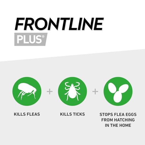 FRONTLINE Plus Flea & Tick Treatment for Small Dogs 6 Pipettes