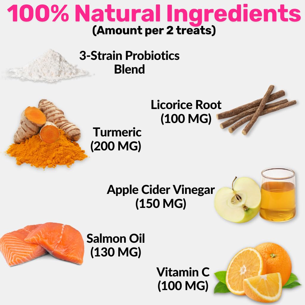 NutriPaw All-Itch Immunity Treats For Dogs - Soothe Itchy Paws, Eyes, Ears, Skin - Stop Itching, Licking, Scratching - Perfect for Small, Medium & Large Dogs - Supports Seasonal Itching