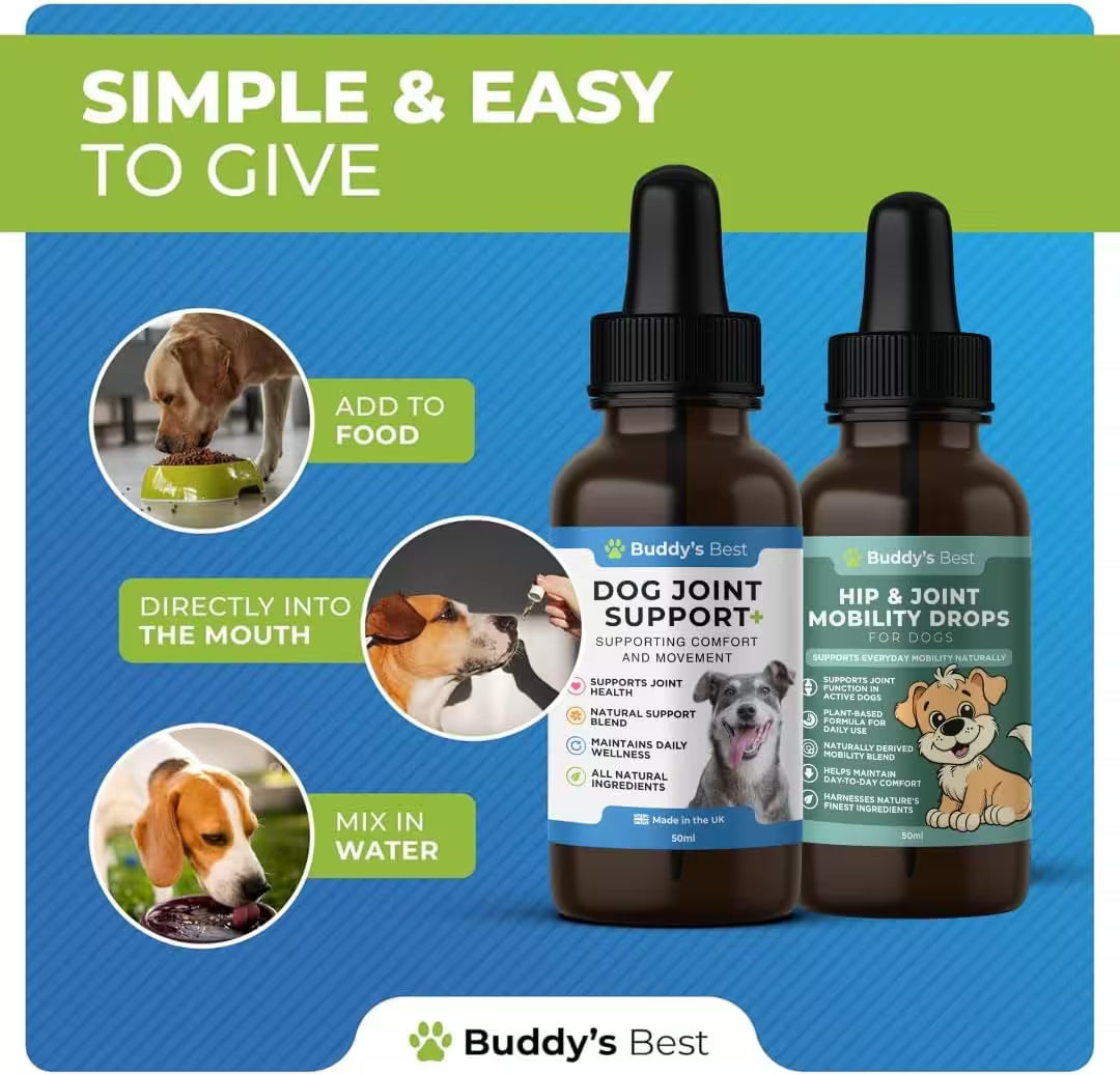 Buddy’s Best Complete Joint Care Liquid for Dogs 50ml – Made in UK