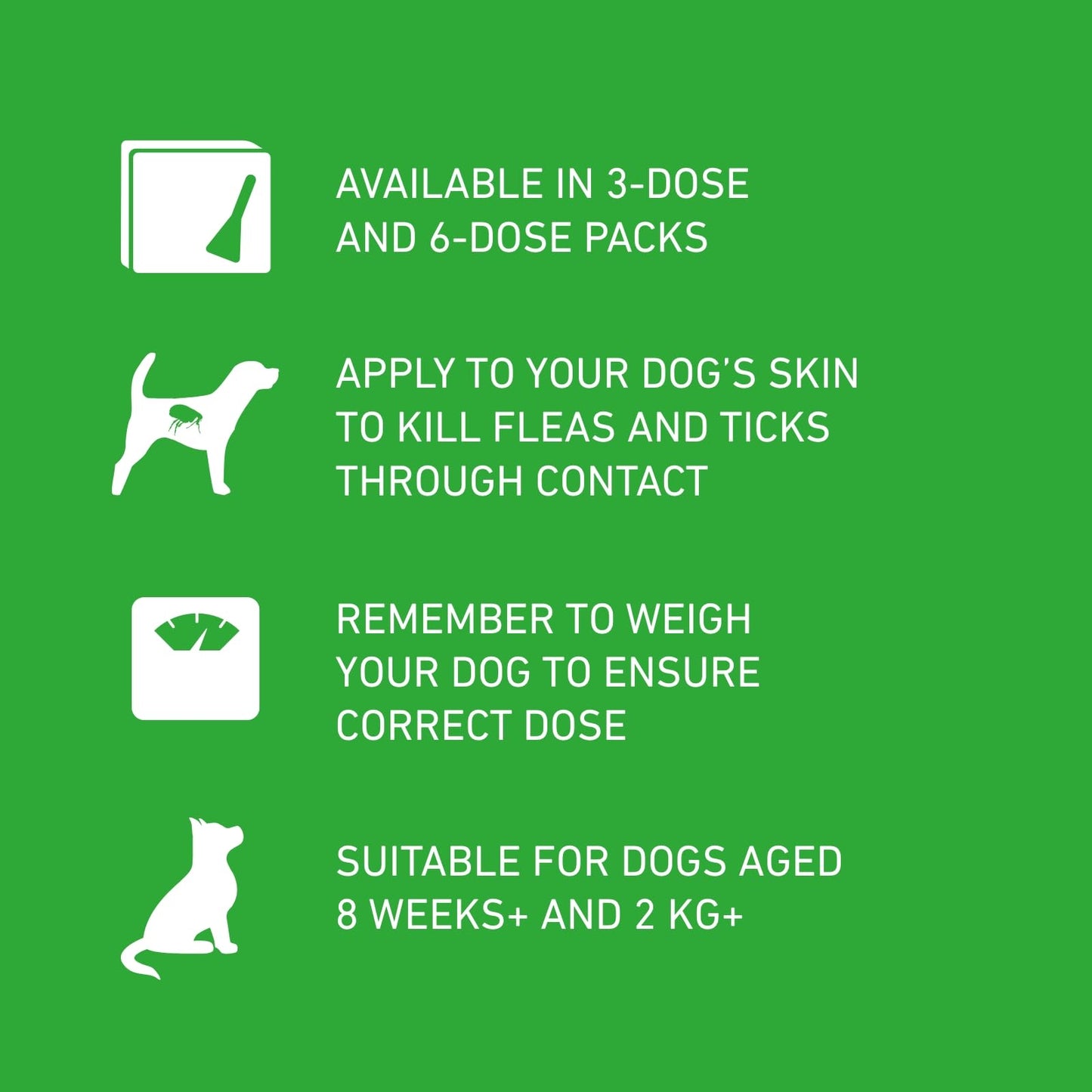 FRONTLINE Plus Flea & Tick Treatment for Small Dogs 6 Pipettes