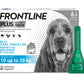 FRONTLINE Plus Flea & Tick Treatment for Medium Dogs 6 Pipettes