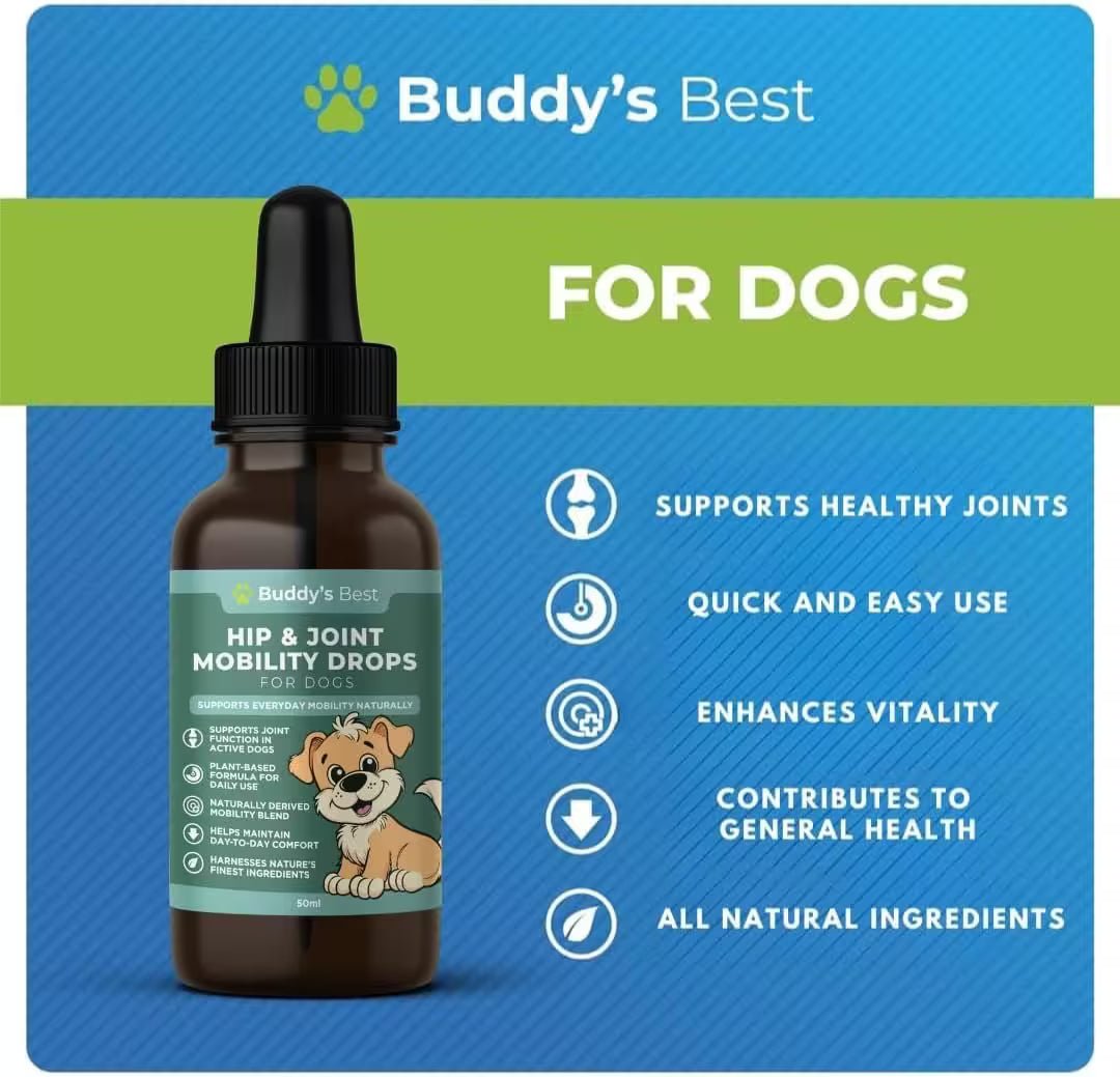 Buddy’s Best Complete Joint Care Liquid for Dogs 50ml – Made in UK