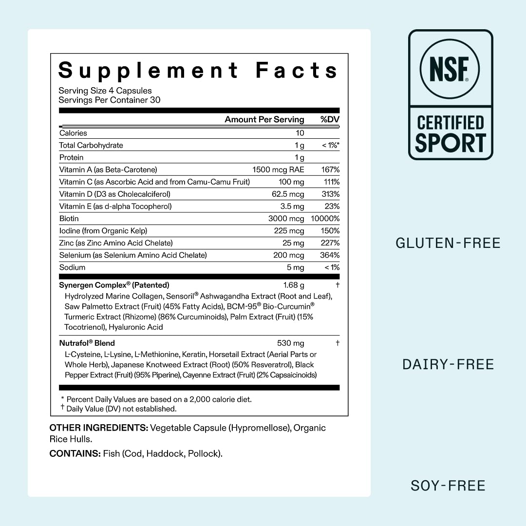 Nutrafol Women 18–44 Hair Wellness Supplement 1 Month Supply