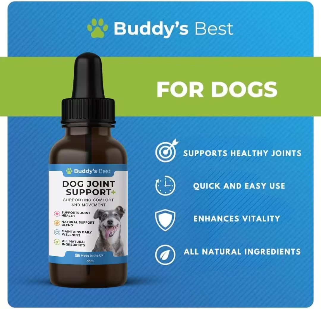 Buddy’s Best Complete Joint Care Liquid for Dogs 50ml – Made in UK