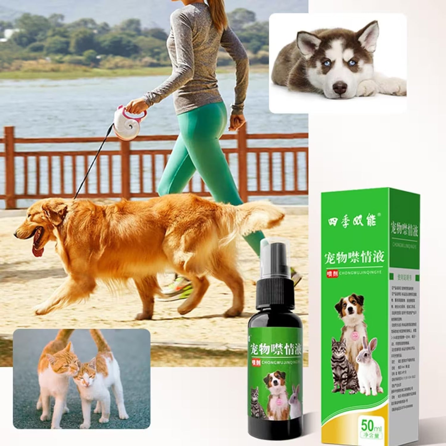 Calming Spray for Dogs & Cats 50ml – Behaviour Support Spray