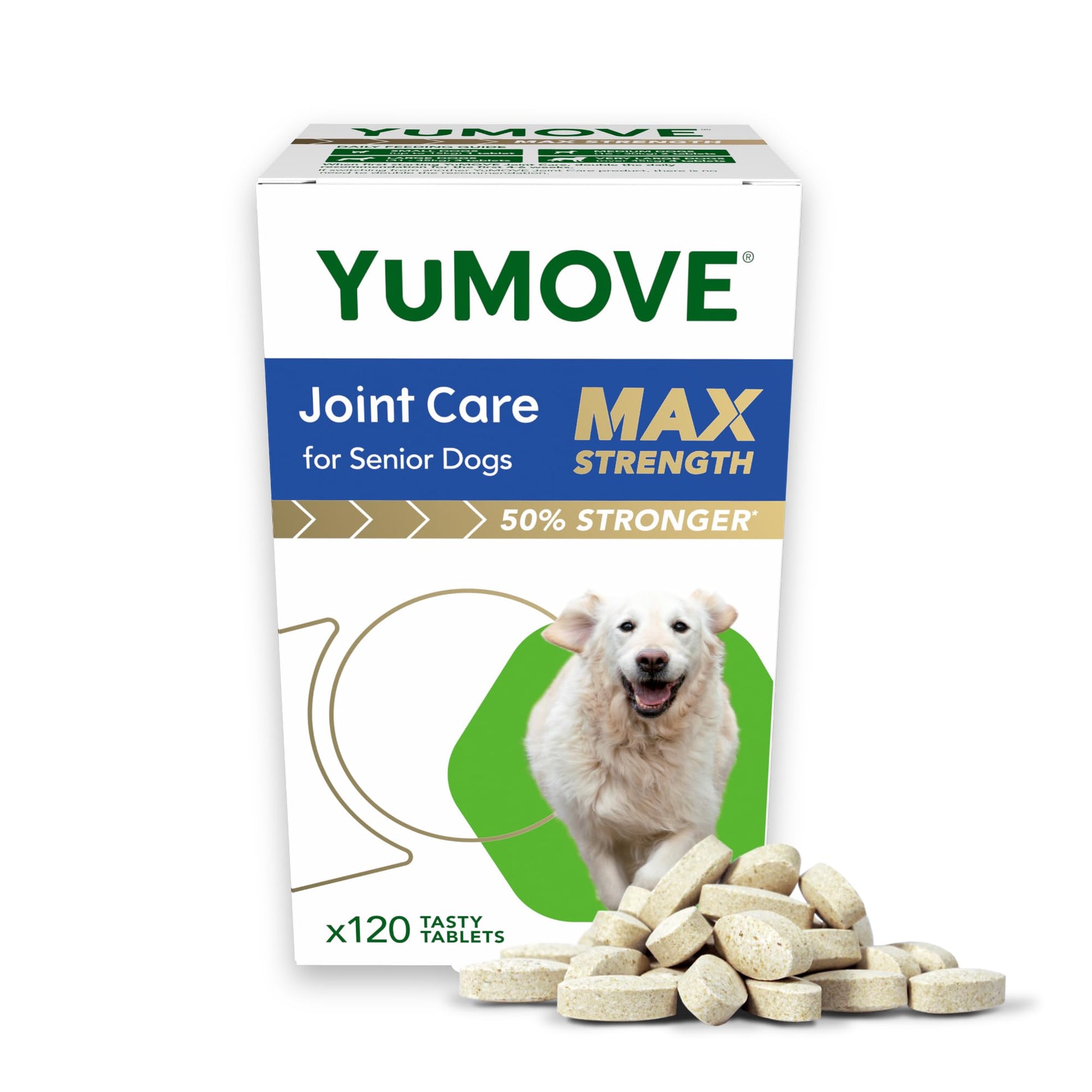 YuMOVE Max Strength Joint Support for Senior Dogs 120 Tablets