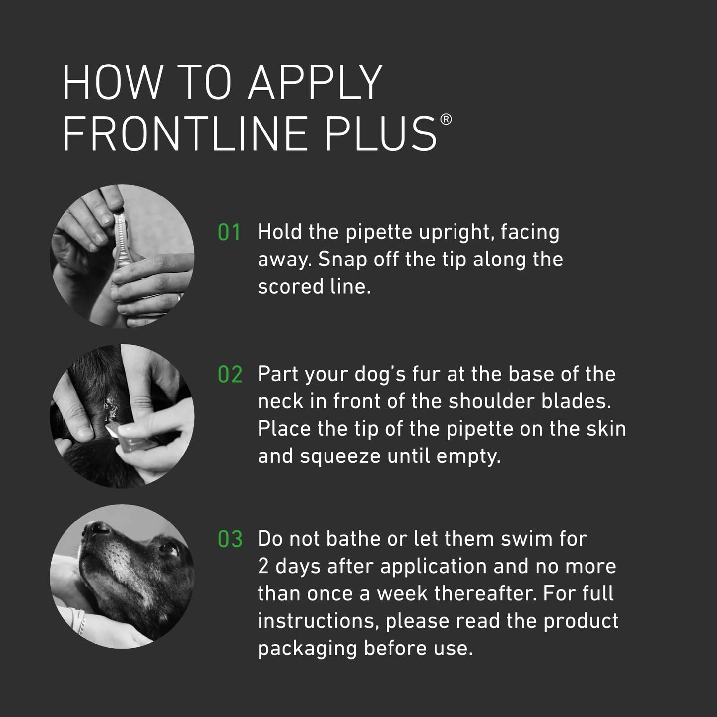FRONTLINE Plus Flea & Tick Treatment for Medium Dogs 6 Pipettes