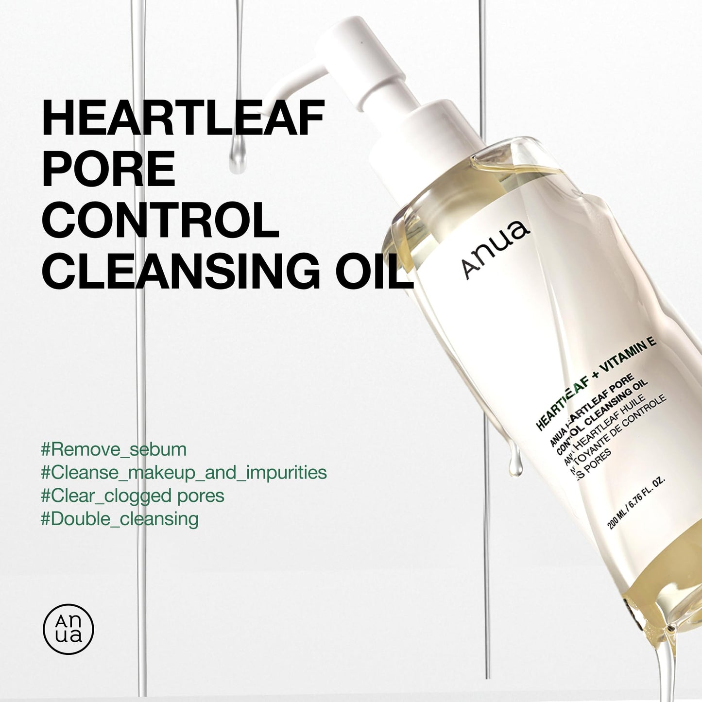 ANUA Heartleaf Pore Control Cleansing Oil 200ml