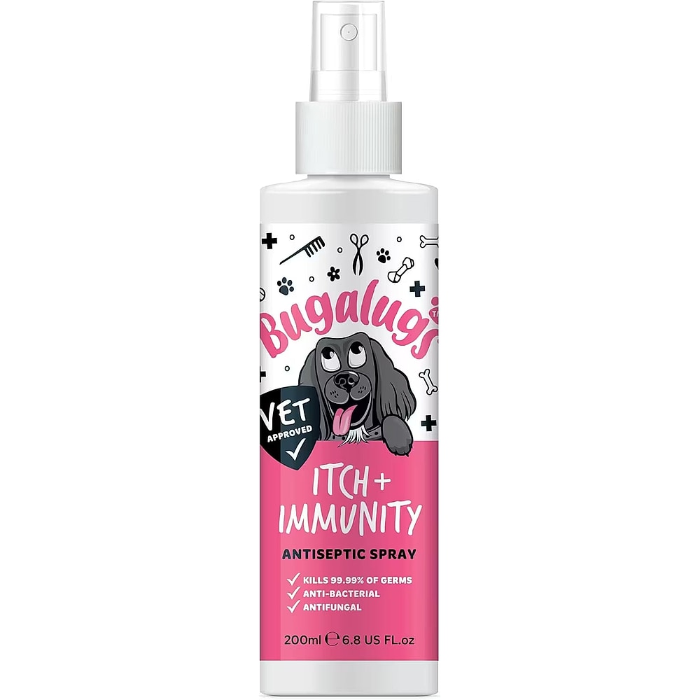 BUGALUGS Itch & Immunity Antiseptic Spray for Dogs