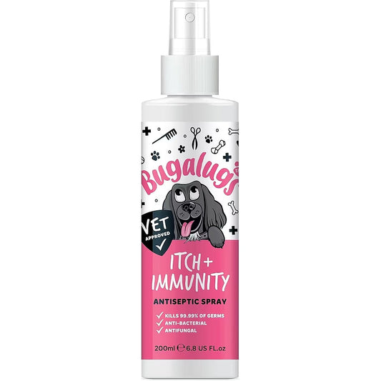 BUGALUGS Itch & Immunity Antiseptic Spray for Dogs