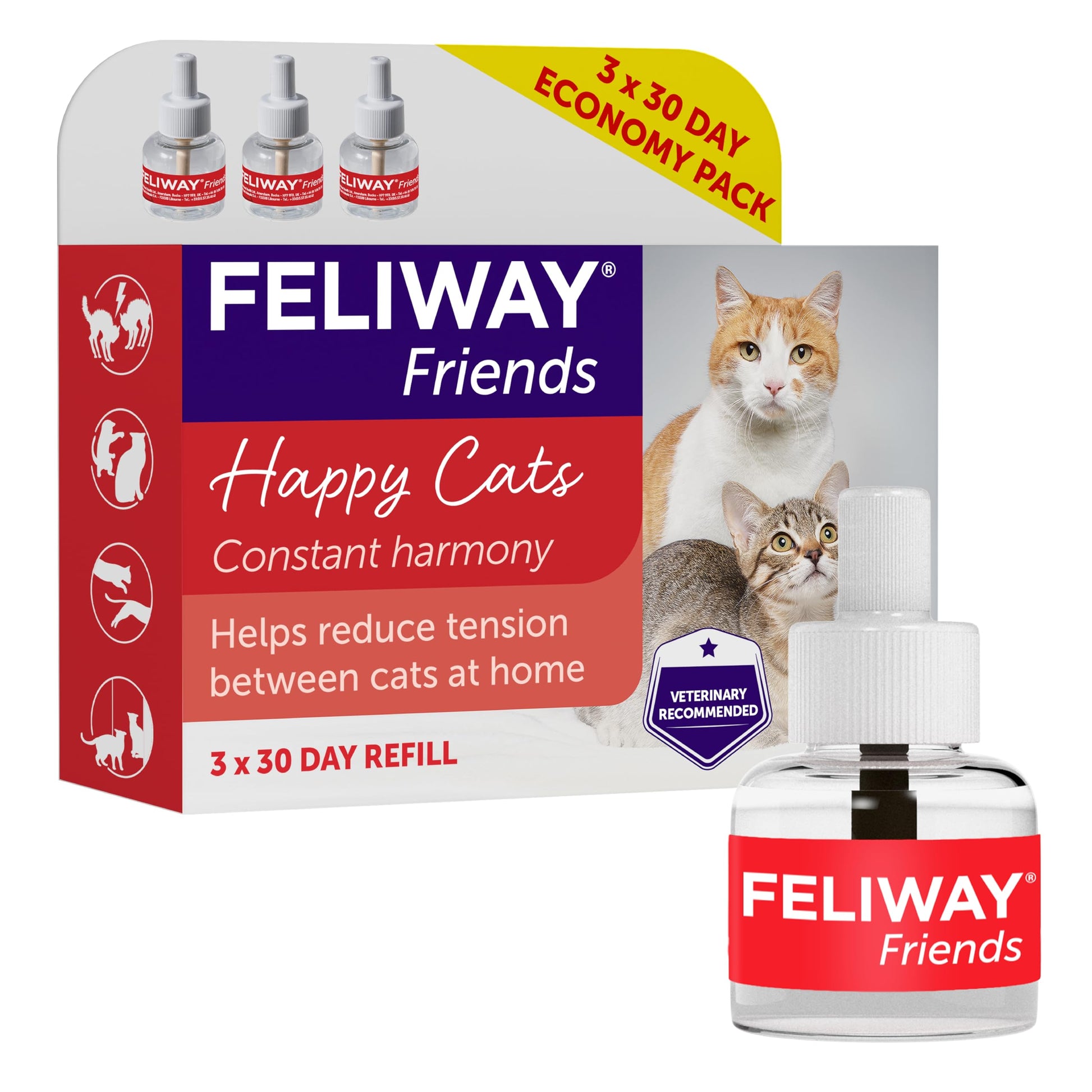 FELIWAY Friends Cat Calming Refills 3 x 48ml