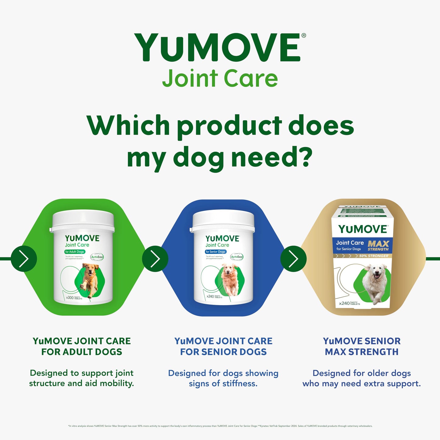 YuMOVE Joint Supplement for Adult Dogs 300 Tablets