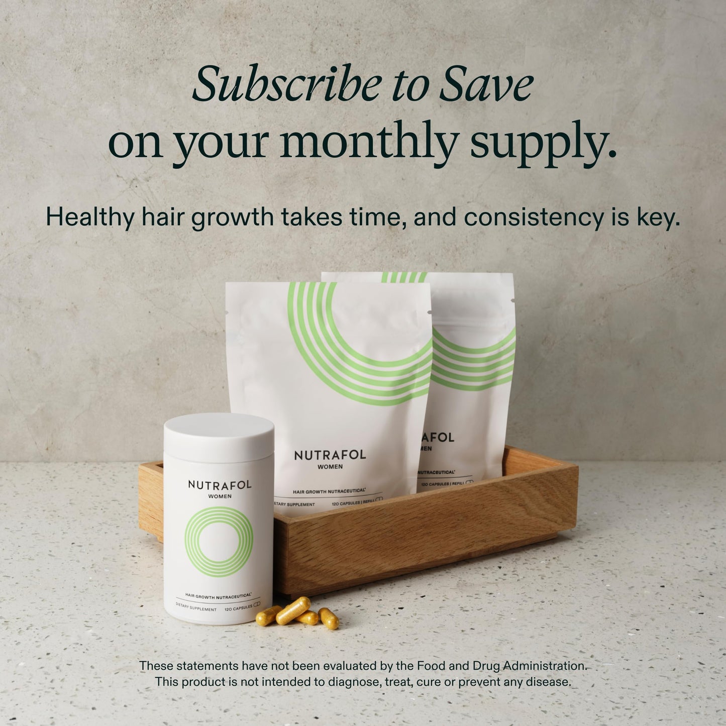 Nutrafol Women 18–44 Hair Wellness Supplement 1 Month Supply